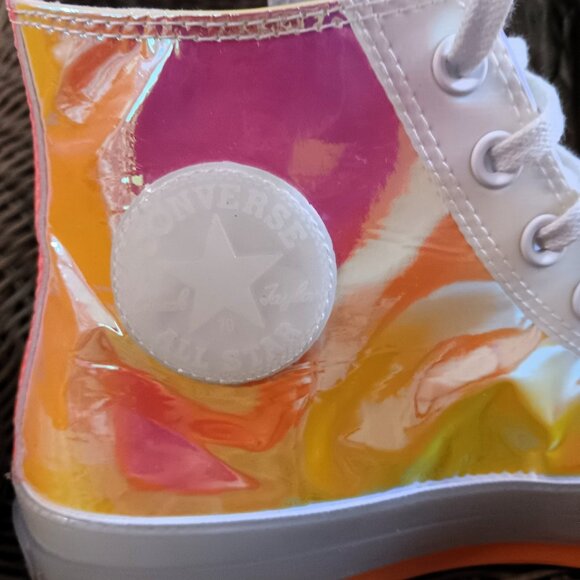 UNISEX Converse Chuck 70 High Hi-Vis Iridescent - Picture 8 of 10